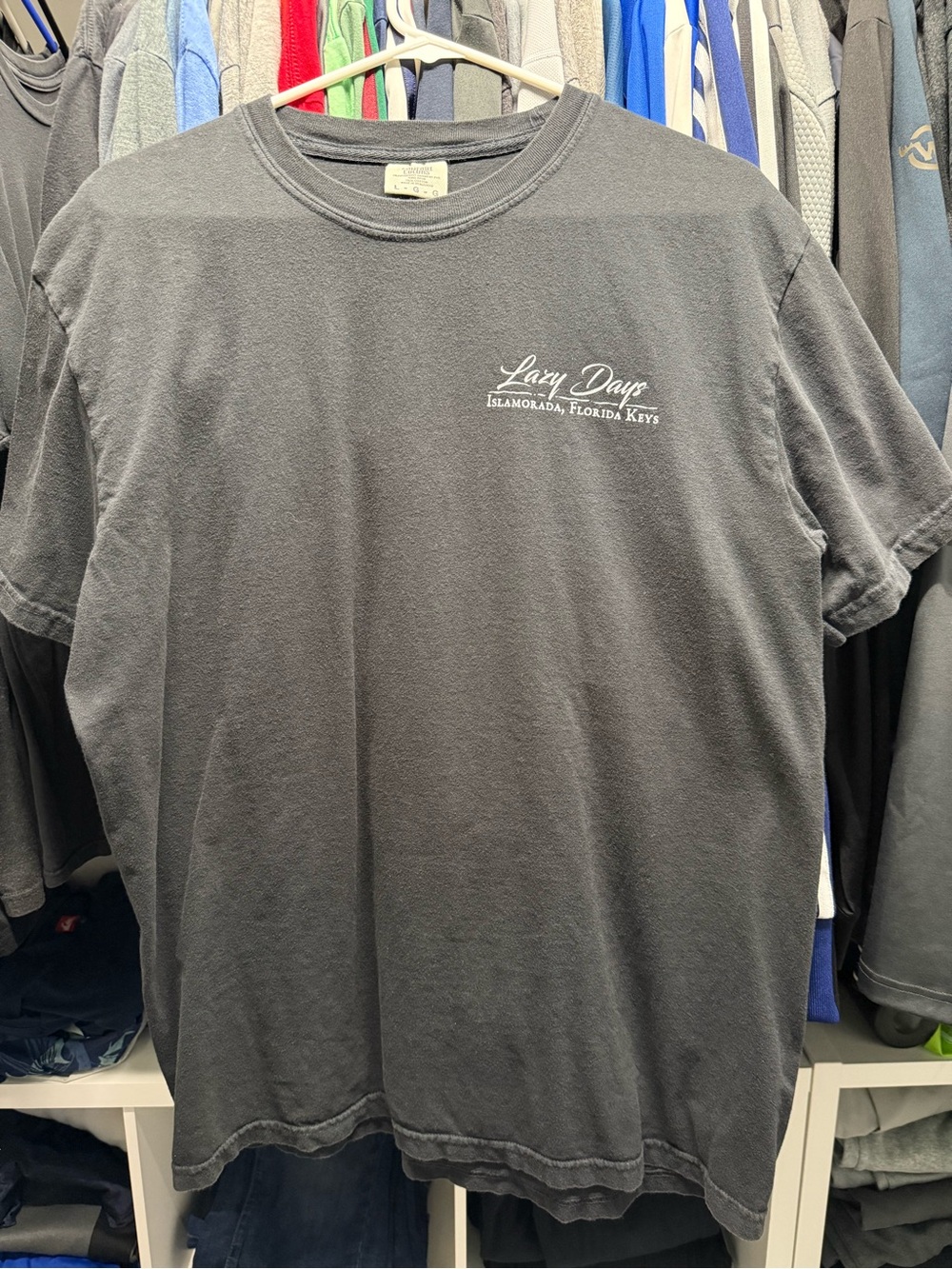 'Lazy Days' Islamorada, Florida Keys Graphic Tee, Men’s Large - Picture 2 of 2